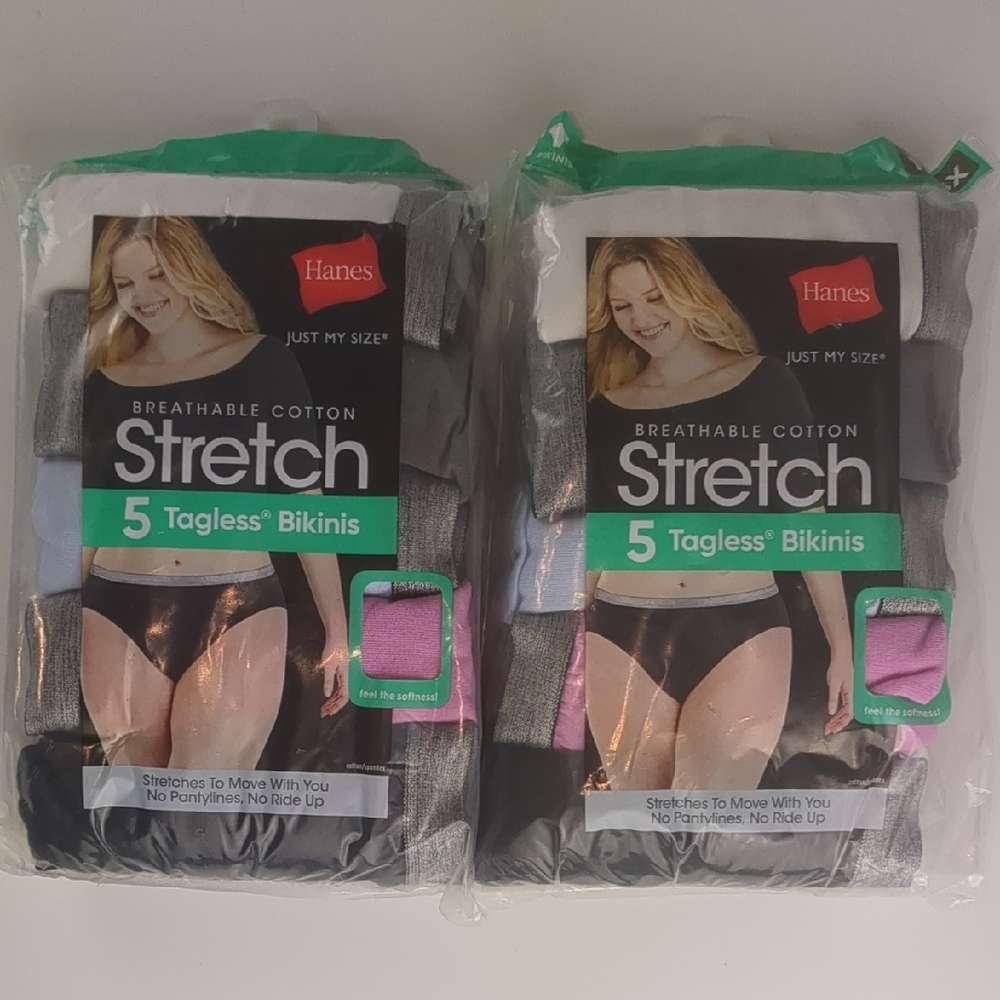 Hanes Just My Size Tagless Bikinis - 10 Pairs